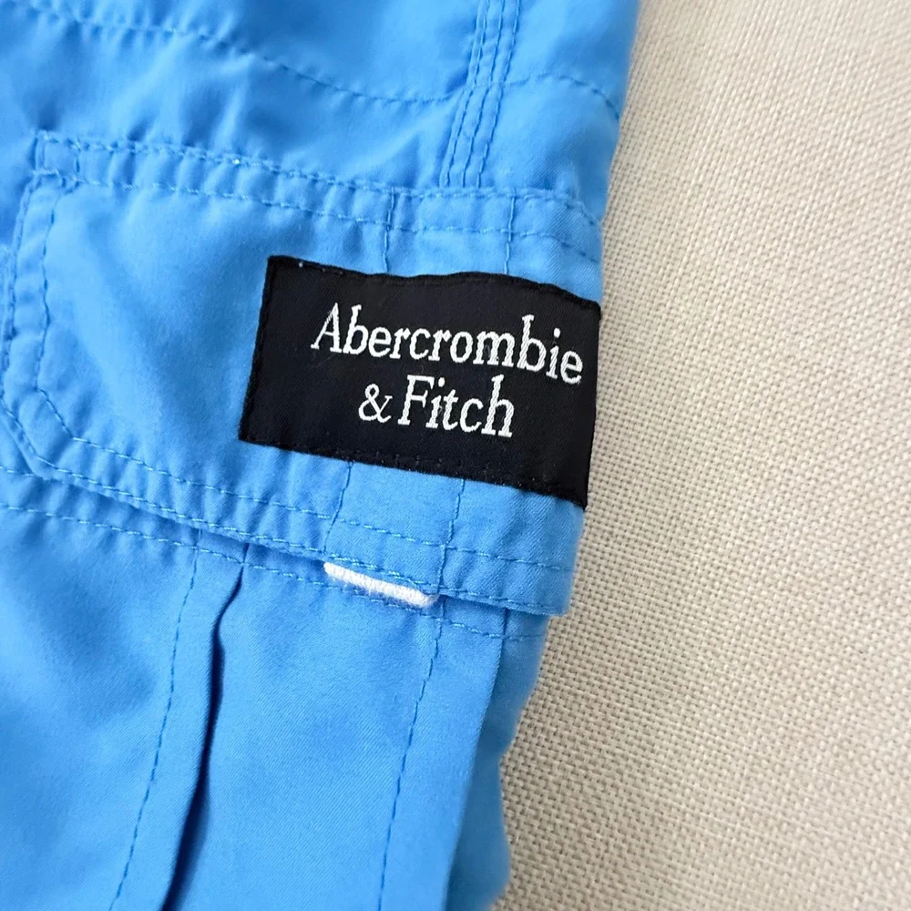 Abercrombie & Fitch Light Blue Men’s Swim Board Shorts